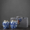 【日用百货】-宜室茶话  复古陶瓷茶叶罐双层锡盖密封罐 商品缩略图6