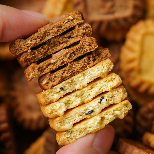 【糕酥精选】生椰拿铁@海盐芝士@迷你曲奇小饼 一口咔咔脆 醇香不腻 酥香炸裂 独立小包装 好吃不停手 商品图1