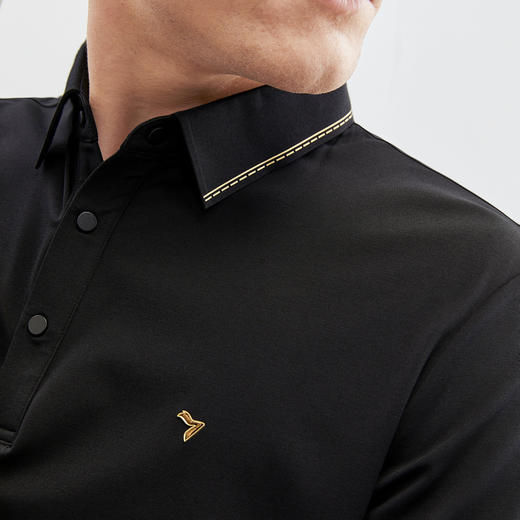 柒牌男装短袖polo衫男夏季新款时尚休闲男士翻领T恤衫保罗衫	124T73400 商品图2