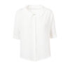 【最后一天】欧芮儿2019新款女装夏装翻领白色衬衫女时尚洋气宽松上衣女小衫 商品缩略图3