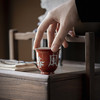 【日用百货】-宜室茶话  仿古手绘芭蕉茶杯主人杯 商品缩略图2