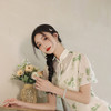 夏季新款，日常出游民国风文艺轻薄遮肉连衣裙少女款女改良旗袍XL-23201 商品缩略图1