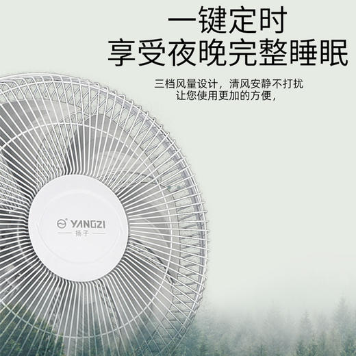 【仿生羽翼 清凉安静不扰睡】扬子新款电风扇台地式落地扇遥控立式电扇家用静音办公室摇头风扇 商品图2