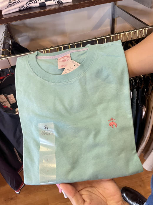 2件¥599！Brooks brothers 布克兄弟男士短袖T恤女生也可以买小一码穿 商品图8