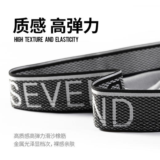 【礼盒3条装】柒牌内裤男新款中青年透气抗菌四角裤运动休闲平角短裤礼盒3条装	122F70250 商品图2