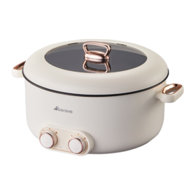 Abereve液体加热器（鸳鸯锅）ABL-Y53L 白色