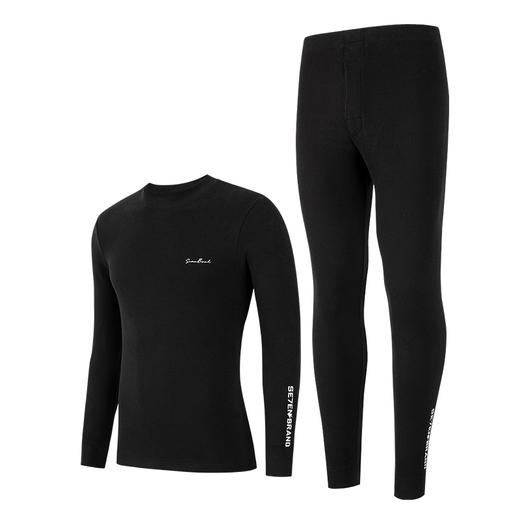 【套装】柒牌男士保暖内衣秋衣秋裤套装德绒恒温加厚双面磨毛冬季内穿打底	121F70060 商品图0