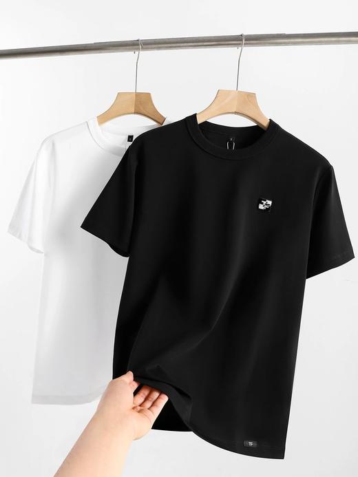 【eve-2320#】羔端男士简约纯色圆领短袖T恤！！ 商品图2