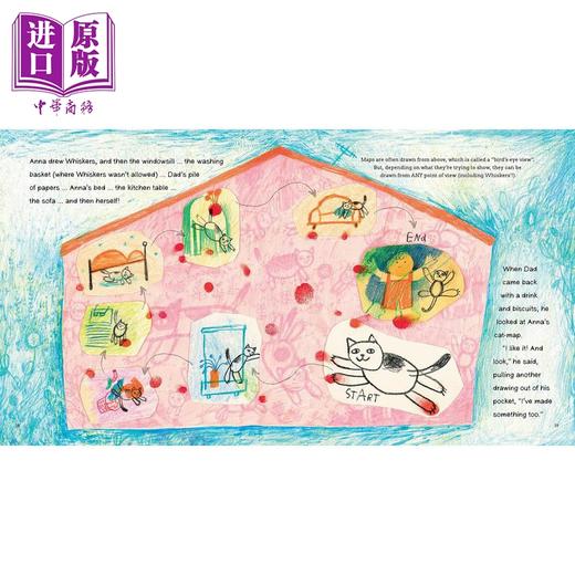 【中商原版】From Here to There: A First Book of Maps 我的地图书 英文原版 进口图书 儿童绘本 故事图画书 精品绘本 精装 商品图2