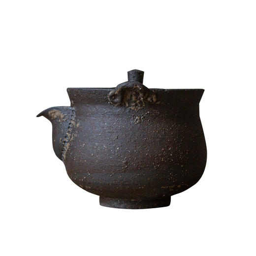 茶香记  景德镇手工岩泥宝瓶  全手工制成 古拙质朴 好用趁手 商品图4