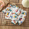 【清仓捡漏49.9两套】儿童纯棉家居服套装夏季长袖睡衣薄款空调服男女童装sh 商品缩略图3