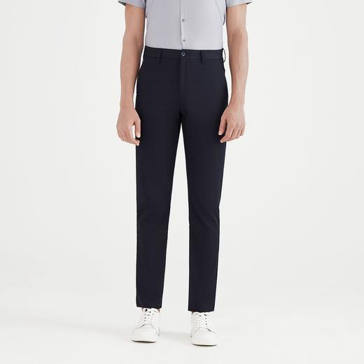 【特价】柒牌男装休闲长裤夏季透气弹力青年修身长裤时尚商务直筒裤	120H74140 商品图1