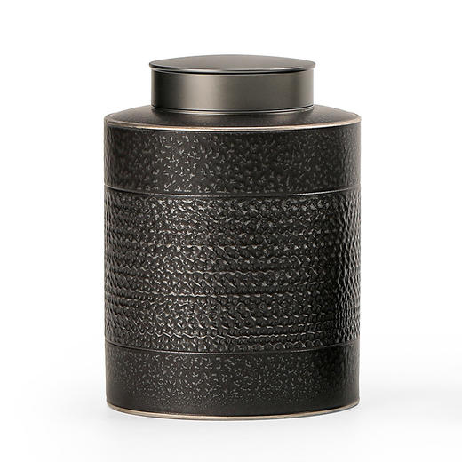 黑玄茶叶罐陶瓷密封罐过滤分离茶杯个人杯存储罐储茶罐普洱茶罐 商品图4