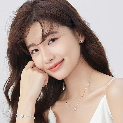 【爱你耳钉】Fanci范琦【星点系列】圆形耳钉女925银耳环耳饰 商品图3