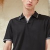 【水柔棉】柒牌短袖男士polo衫夏季新款运动休闲提花翻领T恤	124T70960 商品缩略图2