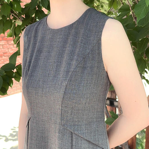 SAINT L’UCK/圣媛女装新款中长款圆领连衣裙SA120L52 商品图4