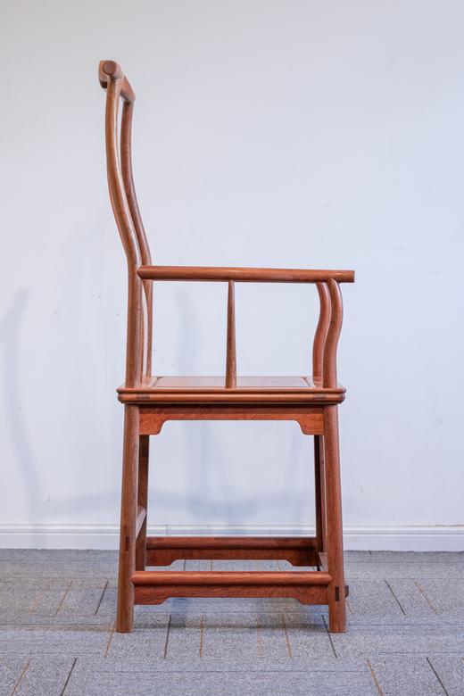 红桥红  家具严选  缅甸花梨（大果紫檀）【上博四出头 官帽椅】 商品图8