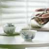 【日用百货】-宜室茶话  手绘青花竹子旅行茶具快客杯 商品缩略图2