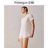 Threegun三枪 【丝光棉】圆领男士短袖T恤-24019A011 商品缩略图1