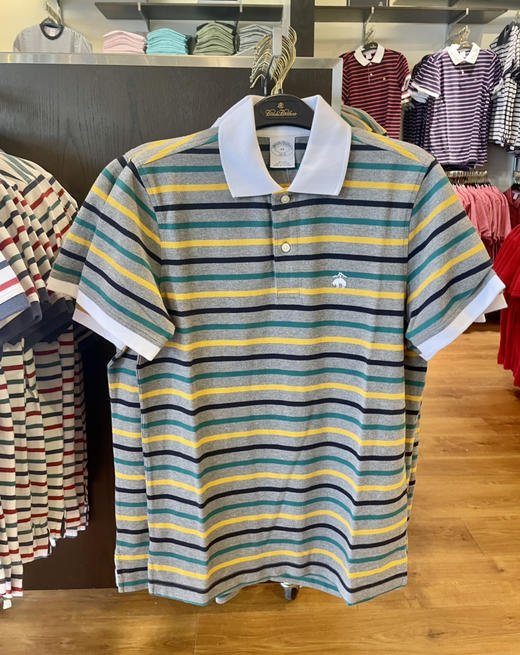 Brooks Brothers布克兄弟男士短袖Polo衫 条纹系列 超多颜色只要¥550直邮到手！ 商品图9
