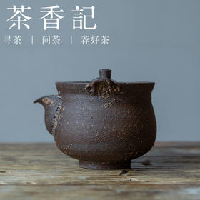 茶香记  景德镇手工岩泥宝瓶  全手工制成 古拙质朴 好用趁手