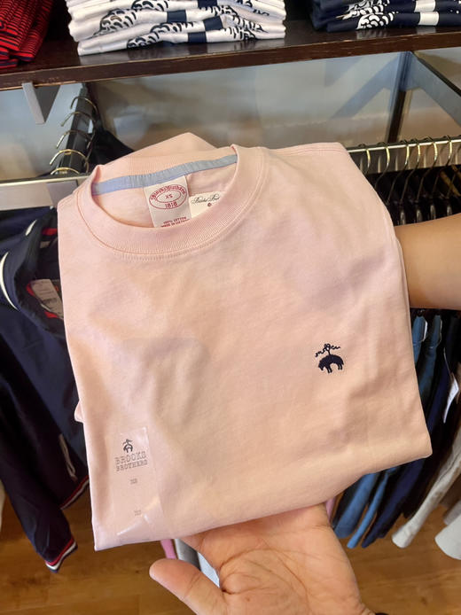 2件¥599！Brooks brothers 布克兄弟男士短袖T恤女生也可以买小一码穿 商品图9
