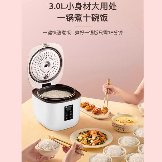 Abereve 艾贝丽3L电饭煲XH-30迷你多功能宿舍全自动家用3-5人 商品图3