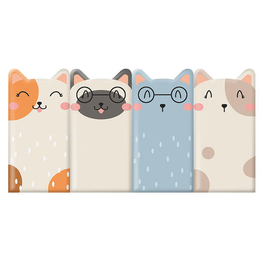 【彬利】自粘动物形状软包贴床头板靠垫防撞儿童房软包背景墙床头软包贴 商品图1