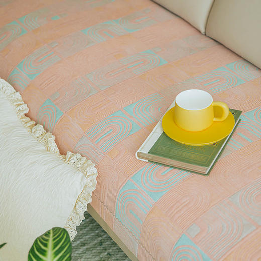 罗马拱门系列沙发巾四季通用防滑沙发垫 商品图1