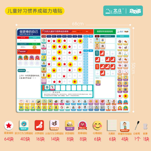 儿童好习惯养成磁力墙贴 商品图6