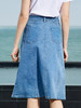欧芮儿夏装2019新款女装牛仔半身裙女中长款a字裙高腰显瘦女裙 商品缩略图1