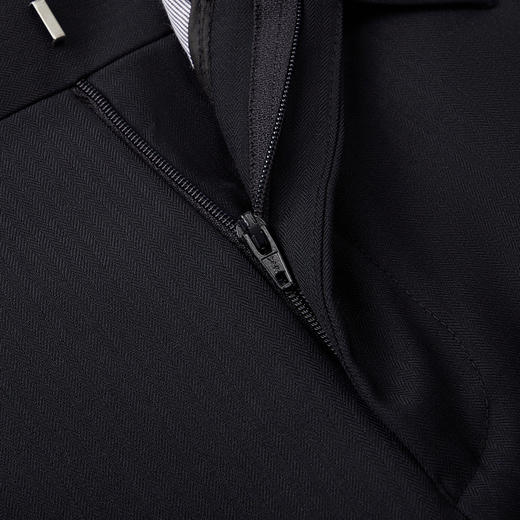 【含羊毛】柒牌西裤职业正装男士春秋新款商务工装直筒垂感西装裤	126H70110 商品图1