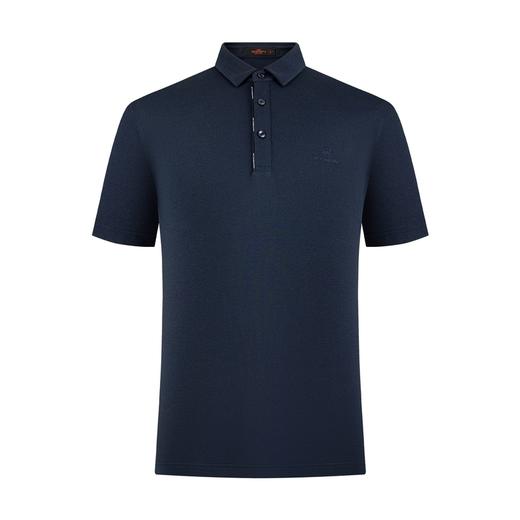 【特价】柒牌polo衫男士夏季薄款商务休闲百搭纯色翻领短袖套头体恤衫	122T70021 商品图3