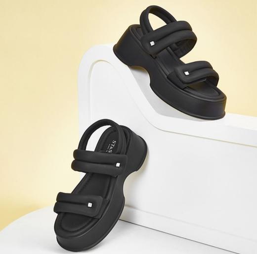 星期六可调节松紧魔术贴运动厚底凉鞋SS32115998 商品图3