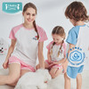 儿童款i-baby&奈娃家族夏季圆领全棉运动短袖套装 商品缩略图2
