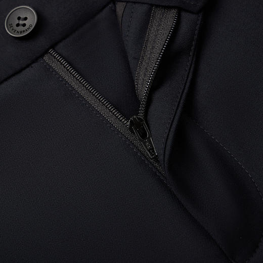 柒牌男士休闲裤2024春夏薄款商务通勤上班中腰百搭直筒梭织长裤子	126H70010 商品图3