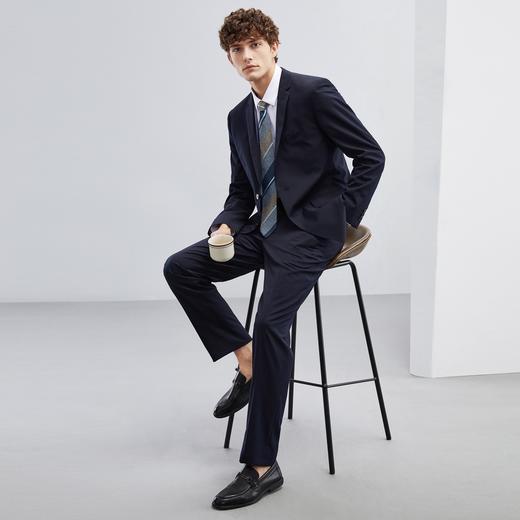 【冰凉纤维】柒牌西装男套装春秋款商务休闲新郎伴郎结婚西服	124C70090 商品图3