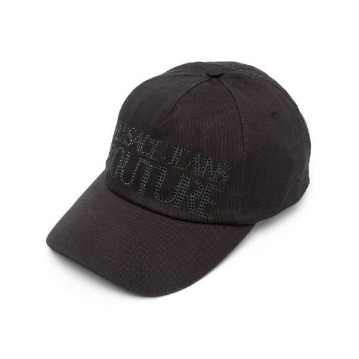 VERSACE JEANS COUTURE 范思哲 男士棉质字母徽标棒球帽 黑色 74YAZK13 ZG084 899 商品图0