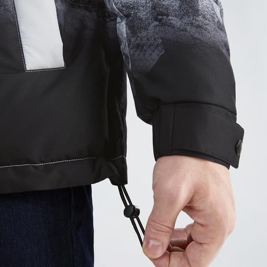 柒牌男士羽绒服冬季撞色雪山印花连帽加厚夹克羽绒男	123E70300 商品图2