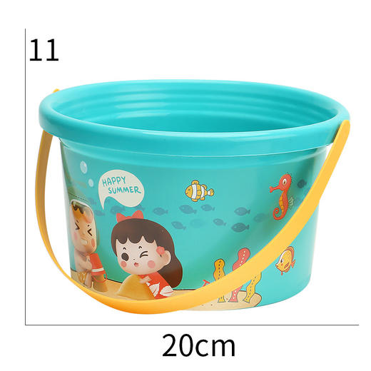 【手提沙滩玩水桶，享受海滩快乐的时光】23套沙滩玩具套装沙漏宝宝户外工具玩沙决明子男女孩 商品图11