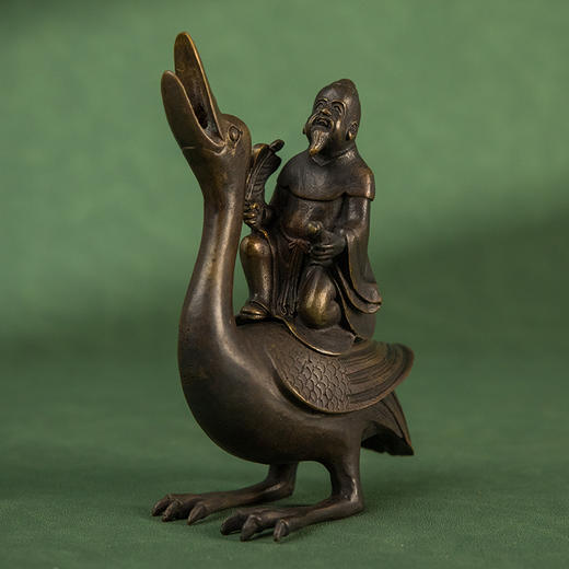 铜制仙人鹅形香薰 商品图3