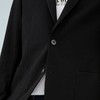 【特价】柒牌单西外套男春季新款商务职场上班男士黑色修身平驳领西装	124C70280 商品缩略图2