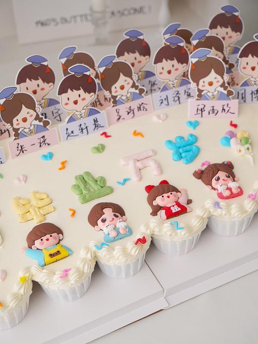 卡通纸杯蛋糕毕业万岁（图片50只纸杯蛋糕组合） 商品图1