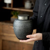 黑玄茶叶罐陶瓷密封罐过滤分离茶杯个人杯存储罐储茶罐普洱茶罐 商品缩略图0