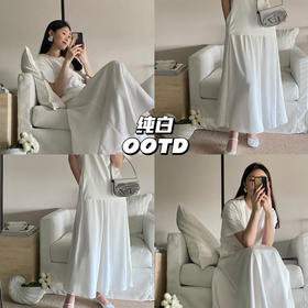 新品上身｜all white白月光look🌙