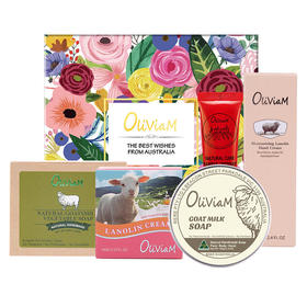 【中欧班列精选)】 澳洲Oliviam/澳莉维亚神秘花园花朵5件套