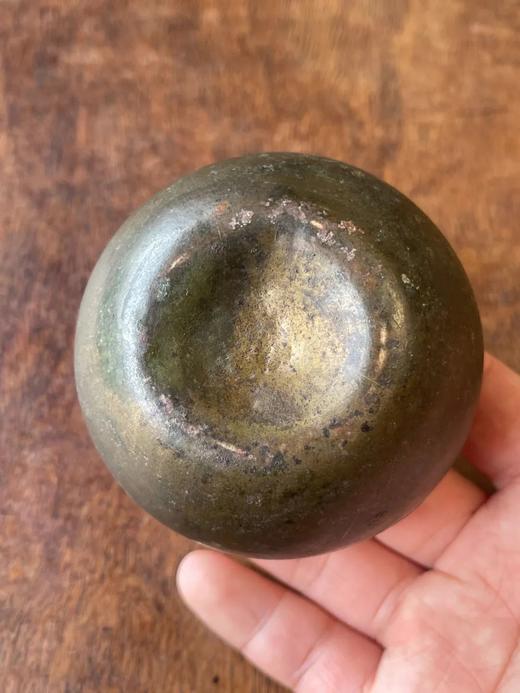 青铜苹果形盖盒与三足铁座，顺丰包邮 商品图14