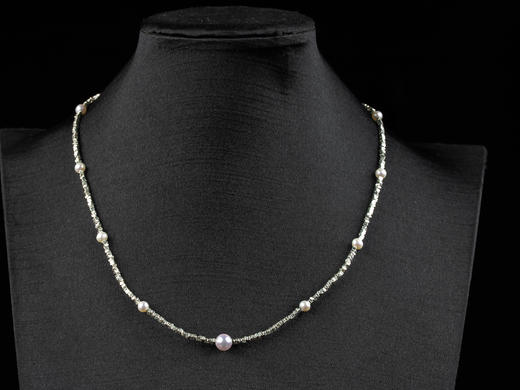 D428012 925银镶akoyo珍珠套装 设计新颖， 主珠尺寸：6.5mm，附珠尺寸：4.5mm akoyo珍珠项链特价：588/条 akoyo珍珠手链特价：688/条 套装特价：1188/套 商品图0