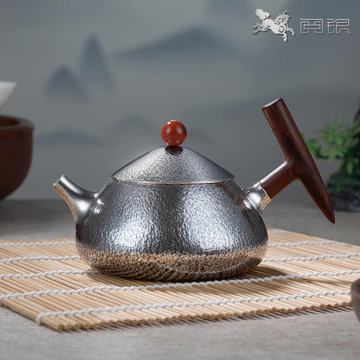 阅银 茶具《五谷丰登泡茶壶》999足银手工茶器茶杯茶壶送礼家用 商品图4