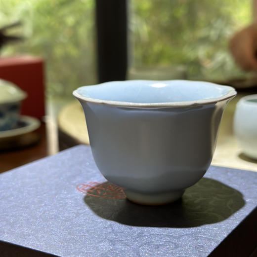 雅器｜东道汝窑·吉星杯（2023天青） 商品图2